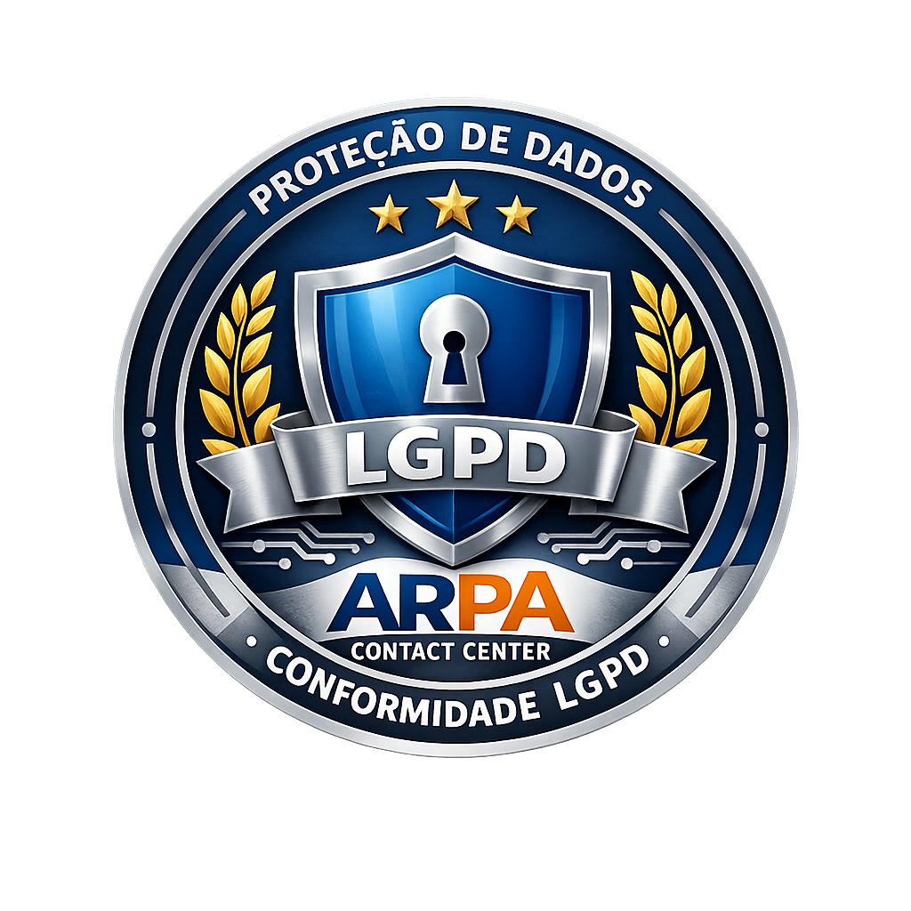 Conformidade LGPD — Proteção de dados, ARPA Contact Center